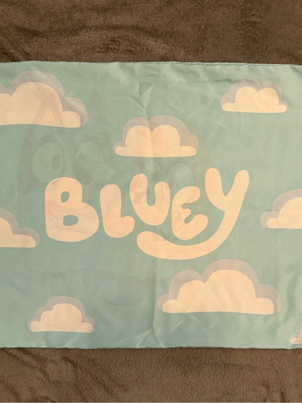 Bluey One Standard Size  Pillowcase Bluey Bingo Multicolor